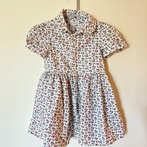 Vintage Ralph Lauren floral spring dress 18 month  Dress - White and dark pink